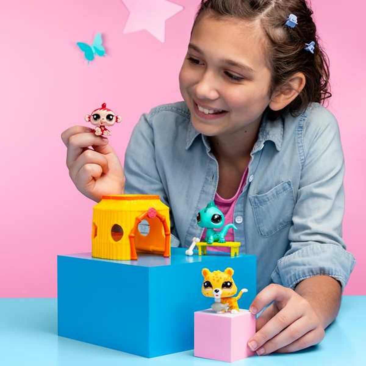 Playset Bandai Littlest Pet Shop 8 Предметы